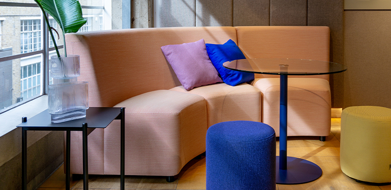 sixteen3's Fuse 2 seating. A new update to the popular Fuse range specially for CDW23