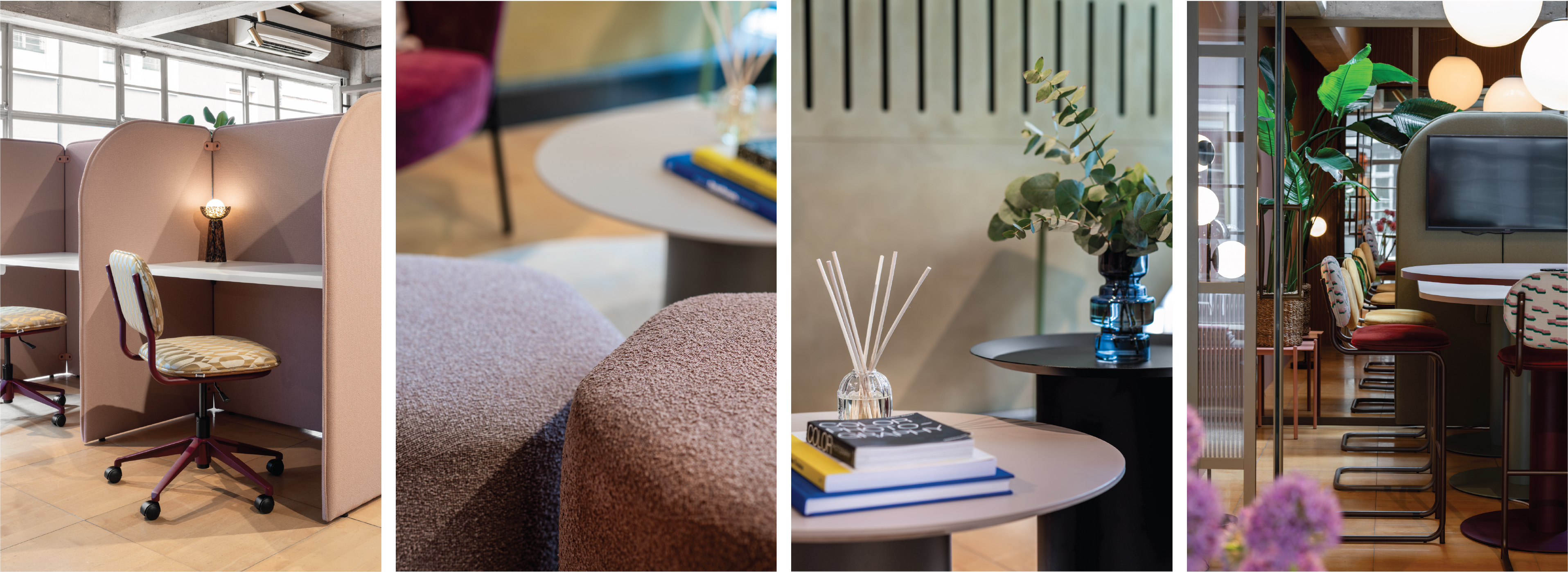 sixteen3 showroom featuring design-led commercial furniture